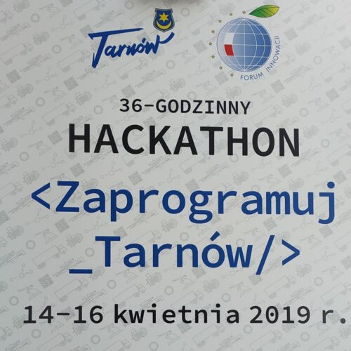 Miniaturka wpisu: Drużyna ZSME wyróżniona w konkursie Hackathon <Zaprogramuj_Tarnów/>