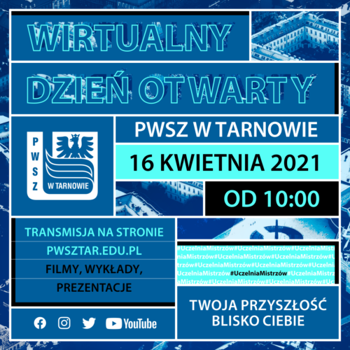 Miniaturka wpisu: Program Wirtualnego Dnia Otwartego PWSZ w Tarnowie