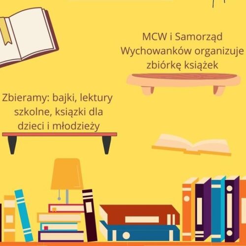 Miniaturka wpisu: Zbiórka książek dla biblioteki Pałacu Młodzieży w Tarnowie