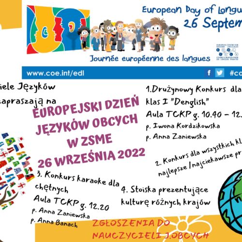 Miniaturka wpisu: Europejski Dzień Języków Obcych