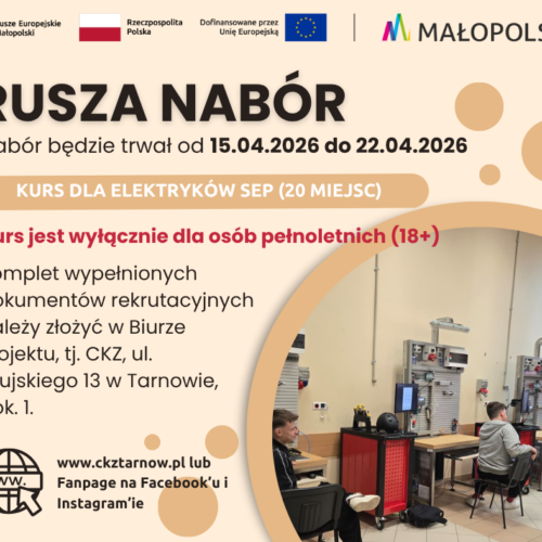Miniaturka wpisu: Rusza nabór na kurs SEP dla elektryków – tylko 20 miejsc